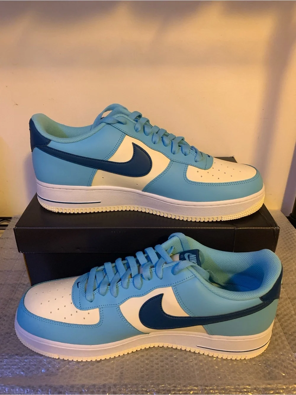 Nike Air Force 1 '07 Low Aquarius Blue Coconut Milk HF4837-407 - Men’s Size 14